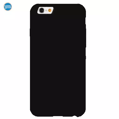 Youcase Rubber Case Zwart iPhone 6 Plus/6s Plus