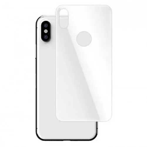 YM Protector iPhone X 5D glass protector Full Glue achter wit