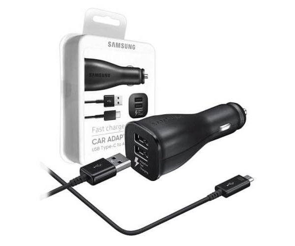 Samsung autolader USB-C + datakabel - zwart - snel laden