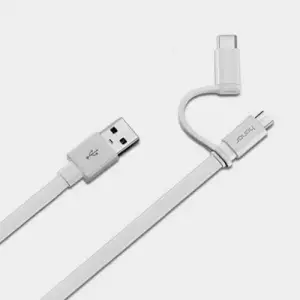 Huawei datakabel mirco USB & USB-C - wit