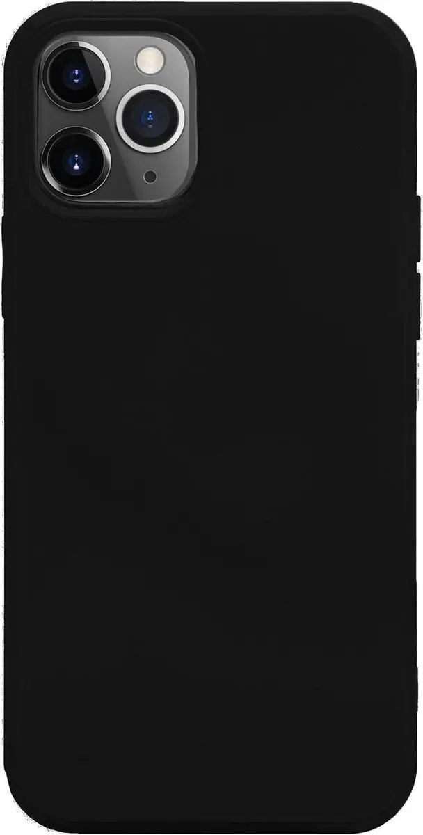 Silicone Backcover voor de iPhone 11 Pro - Zwart