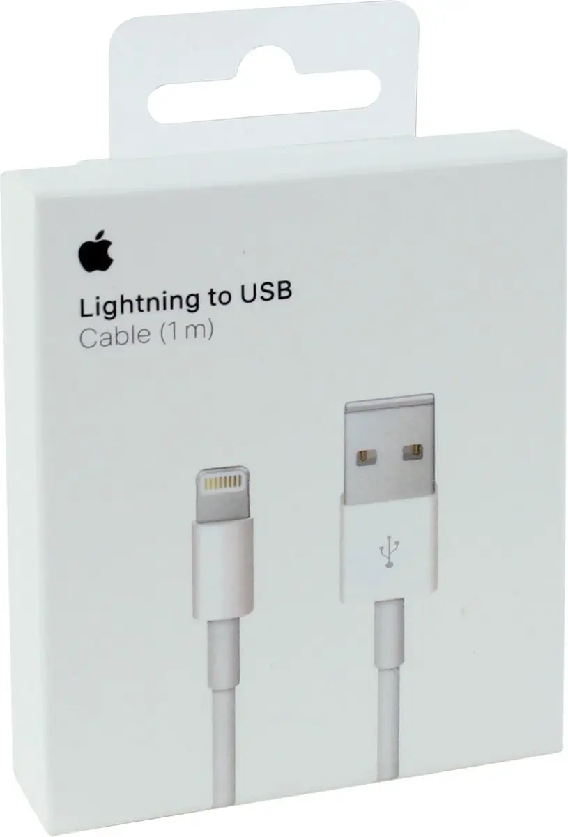 Apple Lightning naar USB-A kabel - 1 meter - Wit
