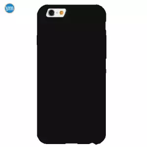Youcase Rubber Case zwart iPhone 6/6s