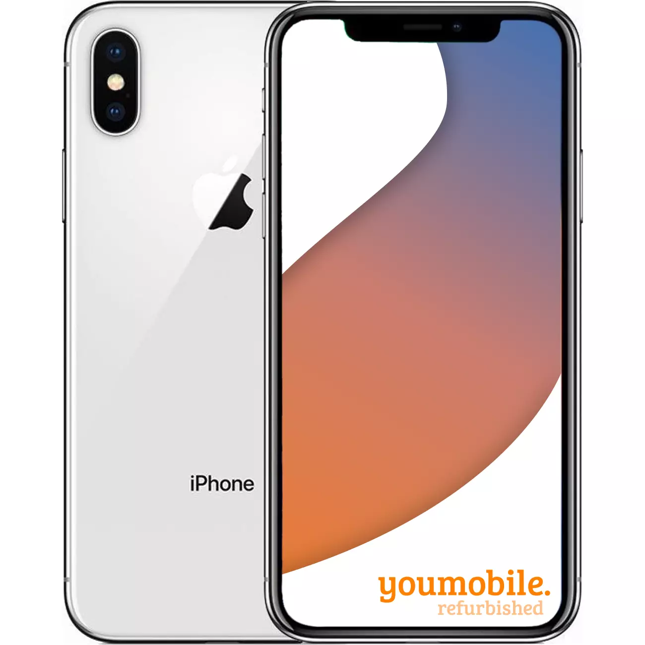 Apple iPhone X 64GB Zilver Refurbished