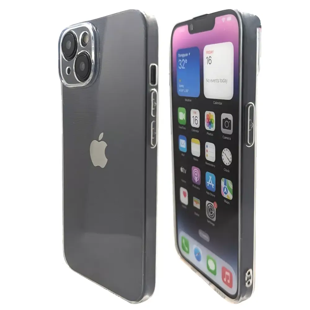 Clear Backcover voor de iPhone 15 Plus  - Transparant