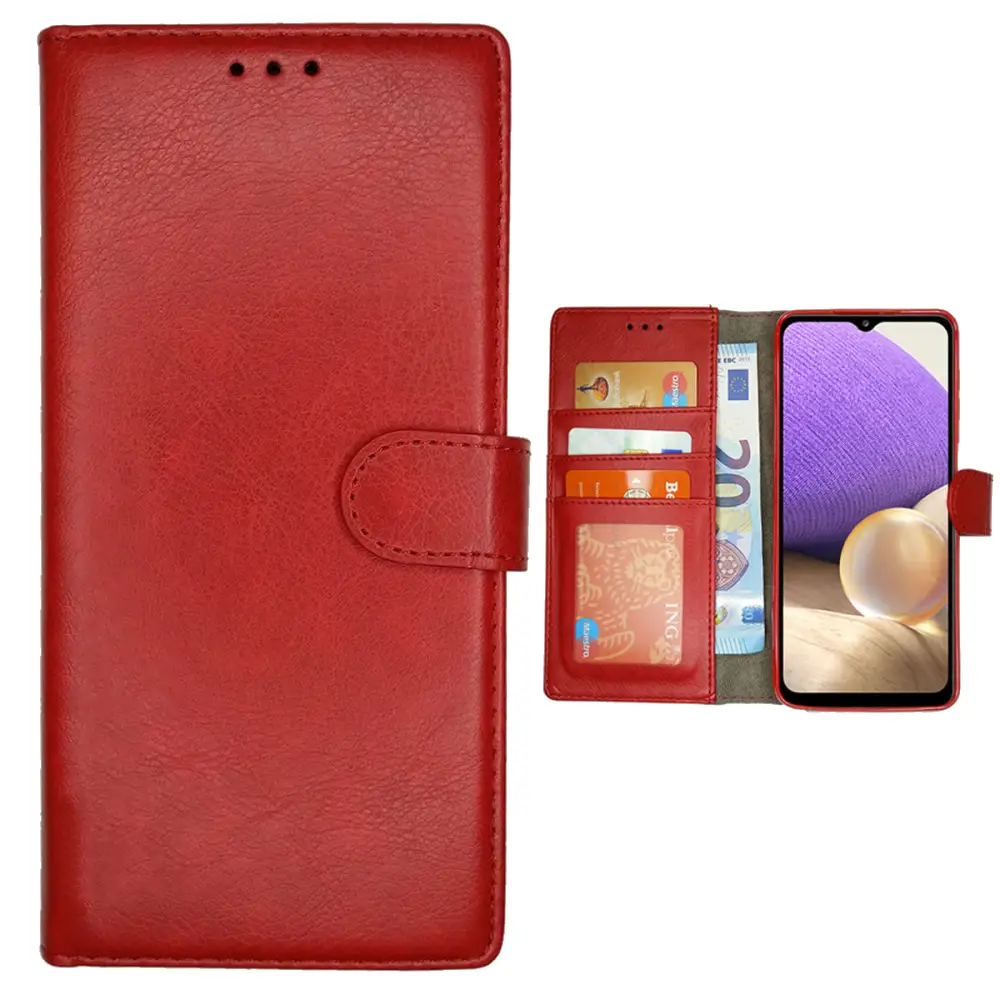 Bookcase voor iPhone 14 Pro - Rood